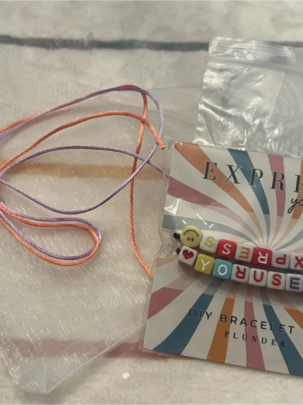 Express Pastel Multicolor 'EXPRESS YOURSELF' DIY Bracelet Kit
